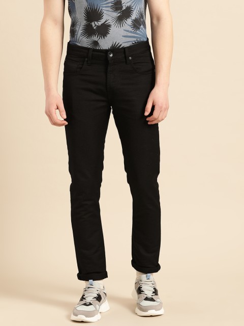 

United Colors of Benetton Men Black Skinny Fit Mid-Rise Clean Look Stretchable Jeans