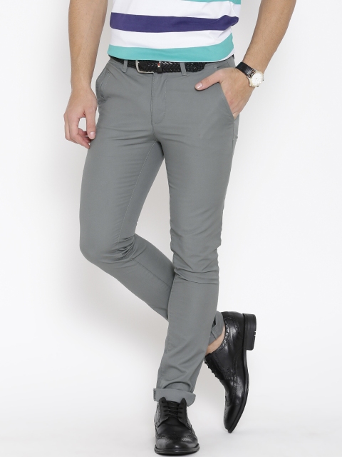 

United Colors of Benetton Grey Slim Casual Trousers