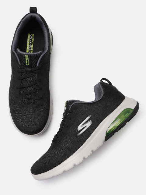 

Skechers Men Black GO WALK AIR Nitro Walking Shoes