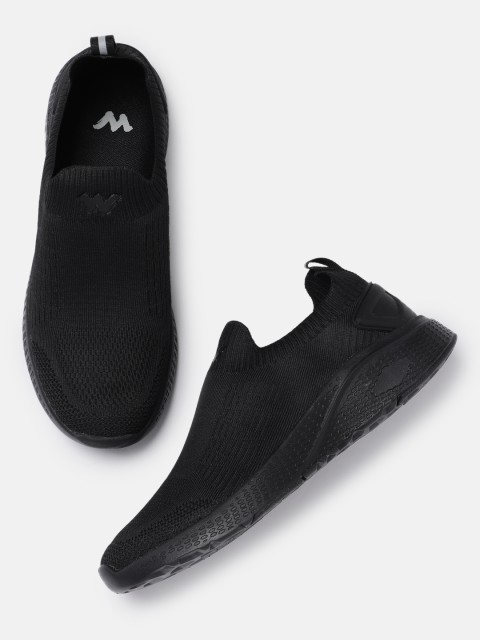 

Wildcraft Men Black Kane Slip-On Sneakers