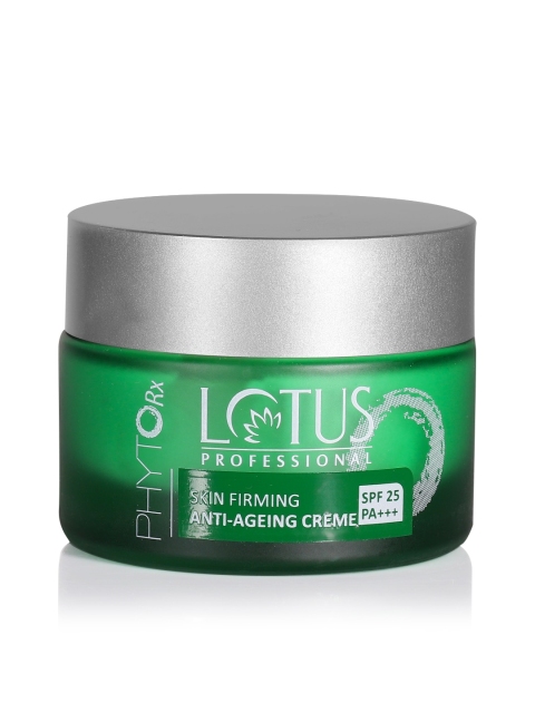 

Lotus Herbals Sustainable Professional Phyto-Rx SPF 25 Skin Firming Anti-Ageing Creme 50 g, Green