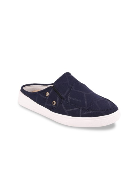 

FAUSTO Women Navy Blue Slip-On Sneakers