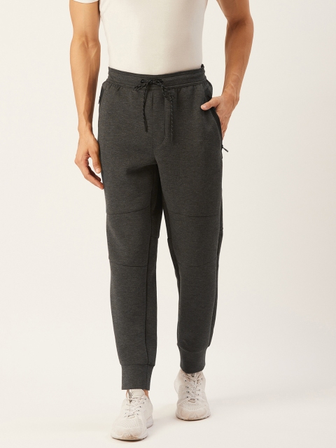 

AMERICAN EAGLE OUTFITTERS Men Charcoal Grey Solid Joggers