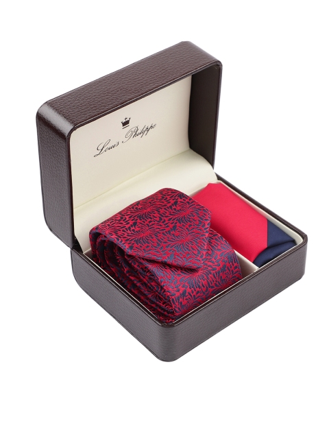 

Louis Philippe Men Red & Blue Accessory Gift Set