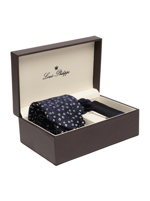 

Louis Philippe Men Navy Blue Accessory Gift Set