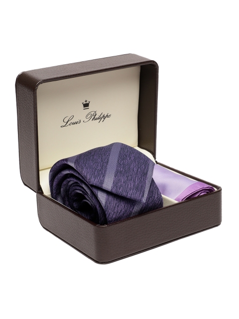 

Louis Philippe Men Purple Accessory Gift Set