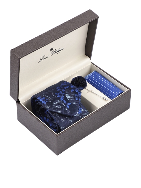 

Louis Philippe Men Navy Blue Accessory Gift Set