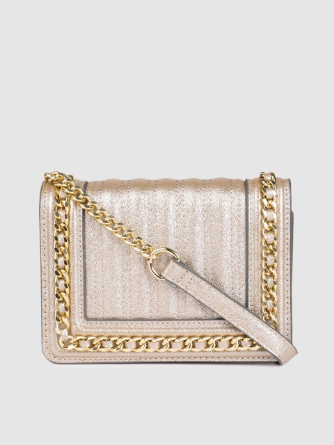 

Accessorize Rose Gold-Toned Embellished Sling Bag