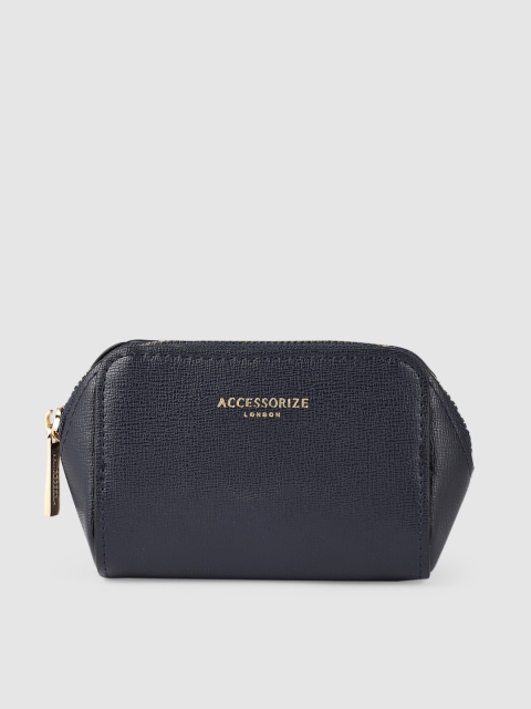 

Accessorize Navy Blue Solid Coin Purse