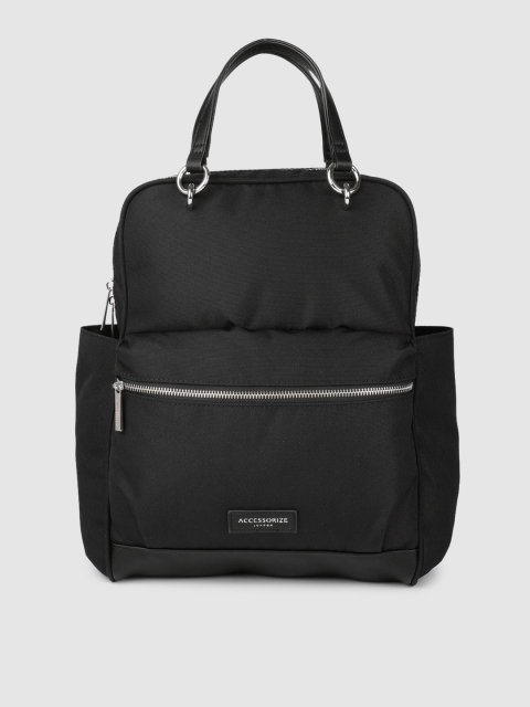 

Accessorize Women Black Solid Backpack