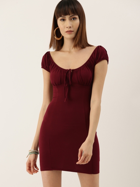 

FOREVER 21 Burgundy Bodycon Dress