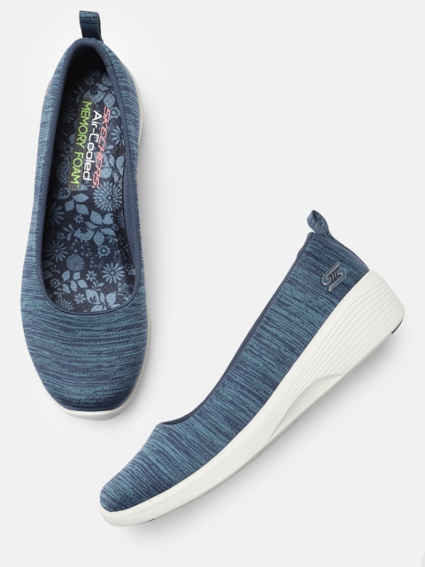 

Skechers Women Blue ARYA Slip-On Sneakers