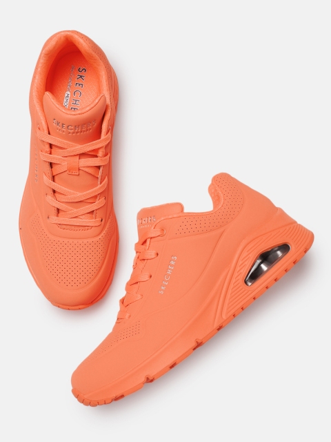 

Skechers Women Orange UNO Sneakers