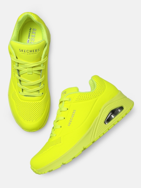 

Skechers Women Fluorescent Green UNO Sneakers