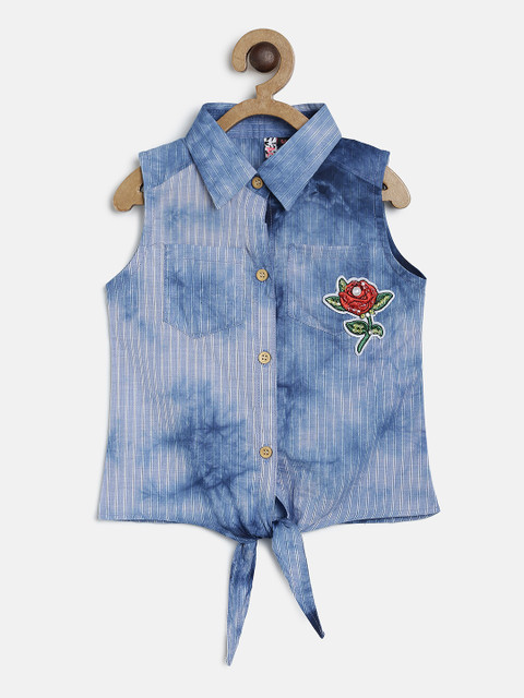 

Actuel Girls Blue Dyed Top
