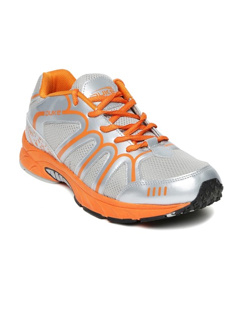 

Duke Men Grey & Orange Training Shoes
