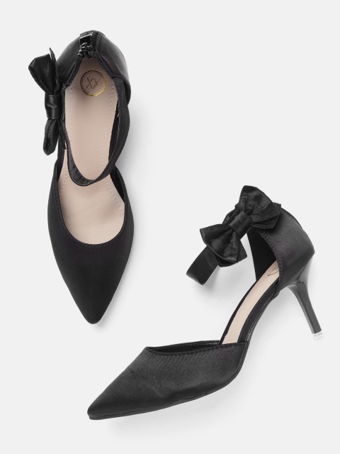 

20Dresses Women Black Solid Pumps