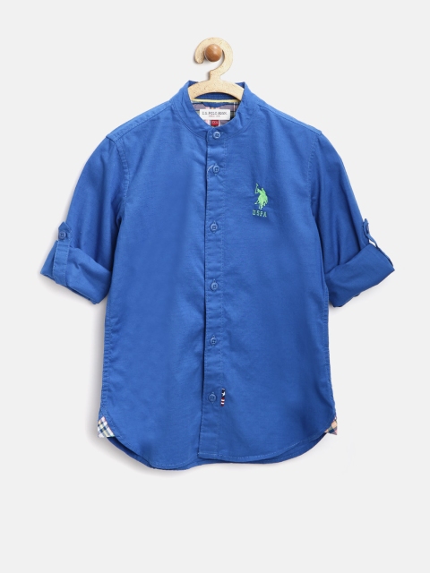 

U.S. Polo Assn. Kids Boys Blue Casual Shirt