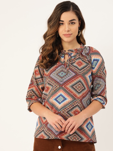 

Rute Women Multicoloured Printed Top, Multi