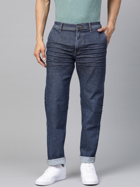 

Marks & Spencer Men Blue Regular Fit Mid-Rise Clean Look Stretchable Jeans