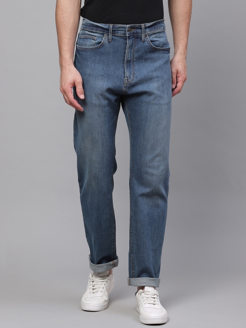 

Marks & Spencer Men Blue Regular Fit Mid-Rise Clean Look Stretchable Jeans