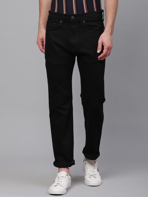 

Marks & Spencer Men Black Regular Fit Mid-Rise Clean Look Stretchable Jeans