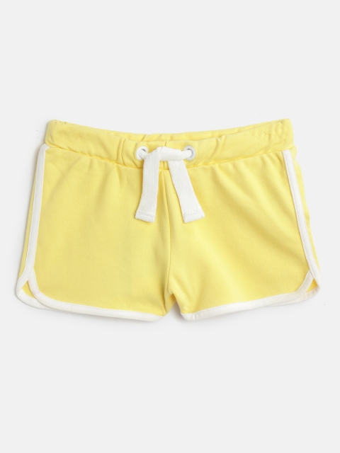 

Marks & Spencer Girls Yellow Solid Sustainable Shorts