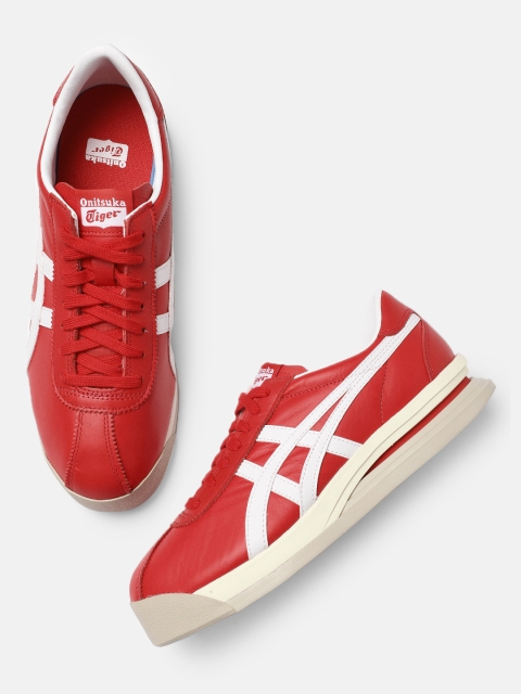 

Onitsuka Tiger Unisex Red Corsair EX Leather Sneakers
