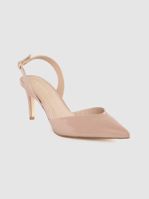

Forever New Women Nude-Coloured Solid Pumps