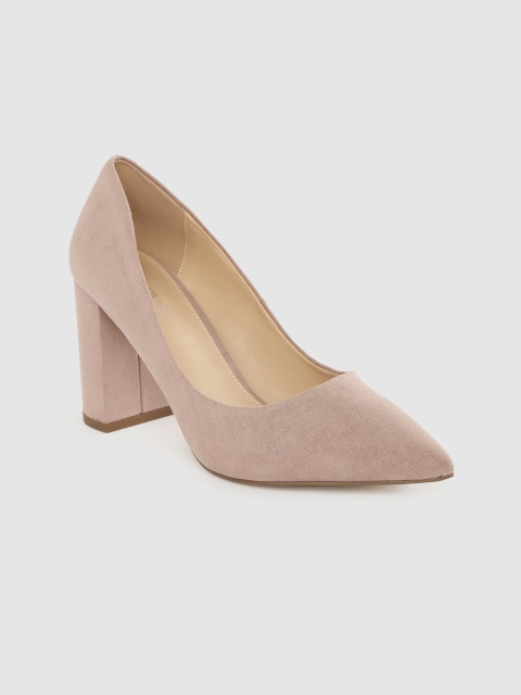 

Forever New Women Dusty Pink Solid Pumps