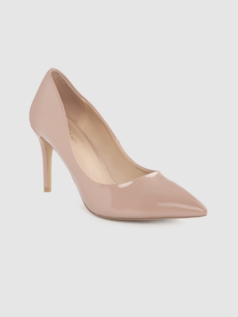 

Forever New Women Nude-Coloured Solid Pumps