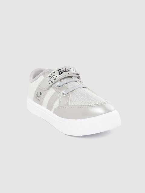 

Barbie Girls Silver-Toned Shimmer Sneakers