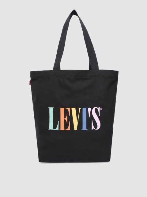 

Levis Black Printed Tote Bag