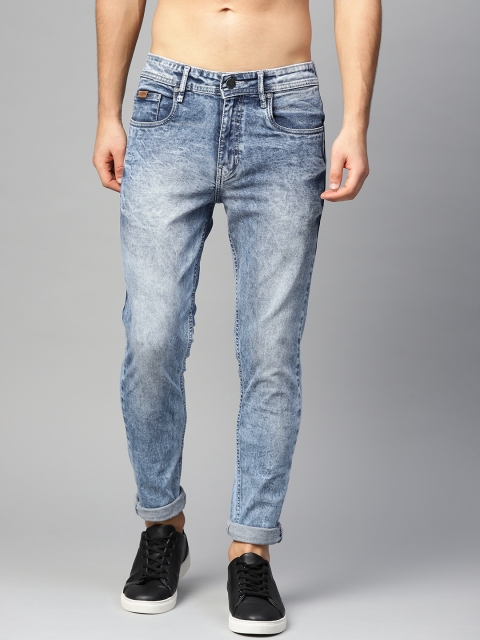 

Roadster Men Blue Super Skinny Fit Mid-Rise Clean Look Stretchable Jeans