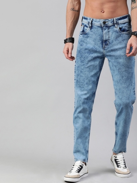 

Roadster Men Blue Regular Fit Mid-Rise Clean Look Stretchable Jeans