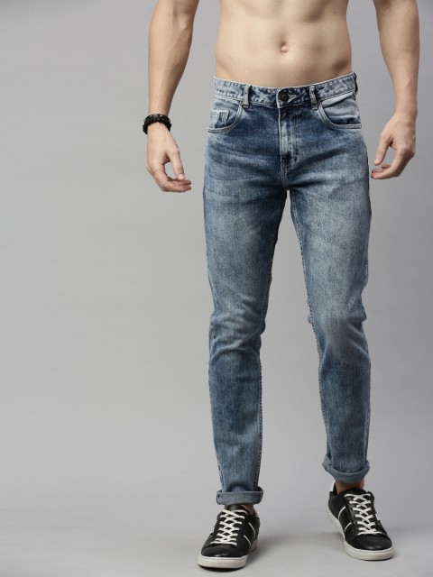 

Roadster Men Blue Skinny Fit Mid-Rise Clean Look Jeans