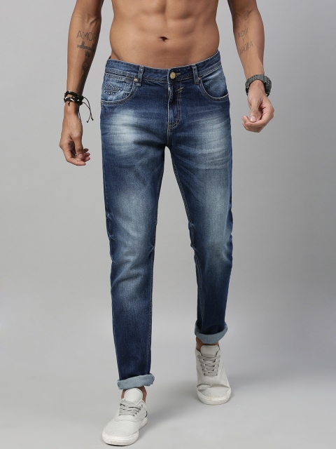 

Roadster Men Blue Slim Tapered Fit Mid-Rise Clean Look Stretchable Jeans
