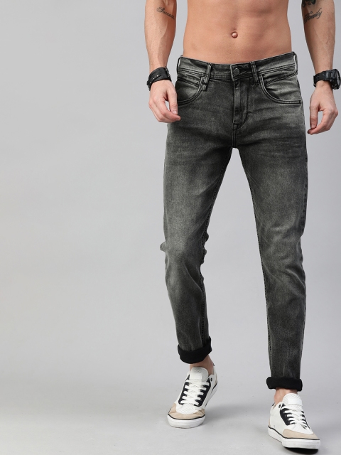 

Roadster Men Grey Skinny Fit Mid-Rise Clean Look Stretchable Jeans