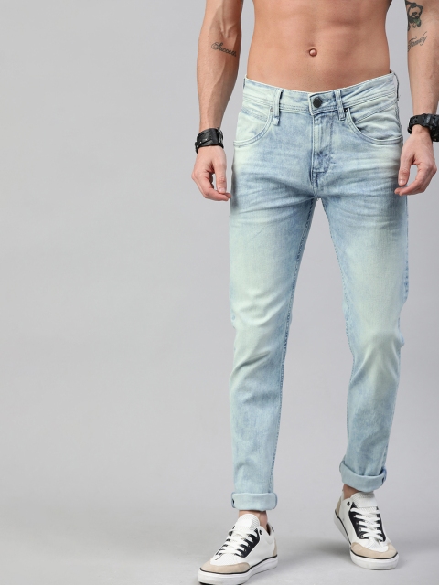 

Roadster Men Blue Skinny Fit Mid-Rise Clean Look Stretchable Jeans