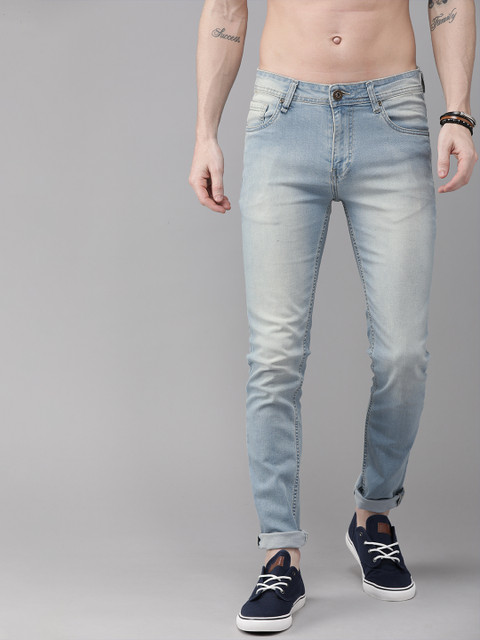 

Roadster Men Blue Regular Fit Mid-Rise Clean Look Jeans