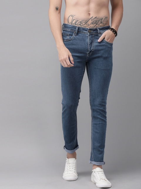 

Roadster Men Blue Skinny Fit Mid-Rise Clean Look Stretchable Jeans