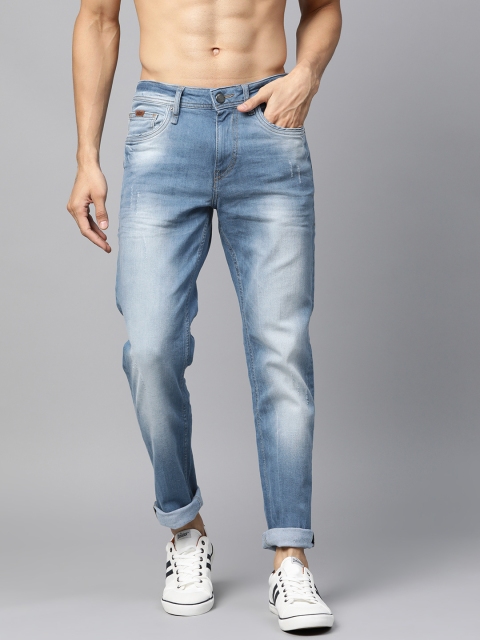 

Roadster Men Blue Slim Fit Mid-Rise Low Distress Stretchable Jeans