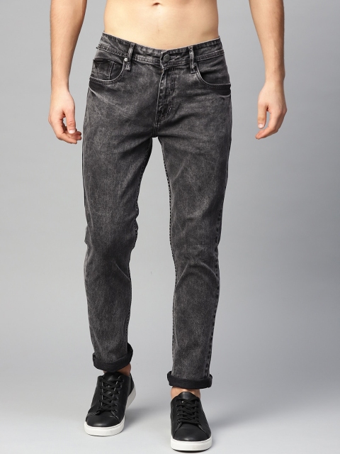 

Roadster Men Black Slim Tapered Fit Mid-Rise Clean Look Stretchable Jeans