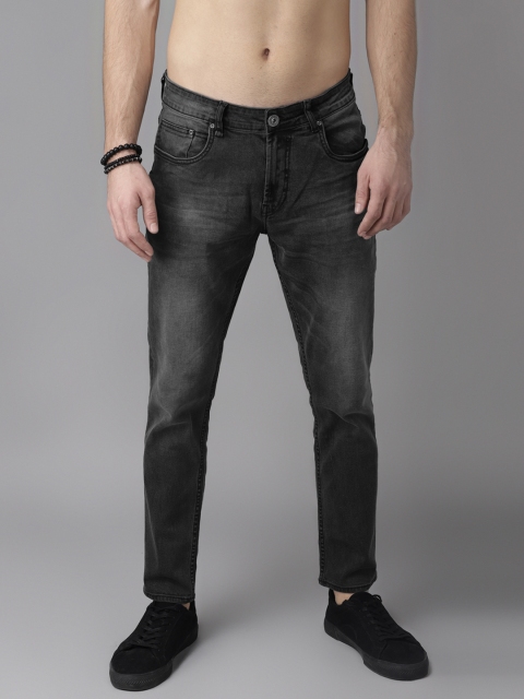 

Roadster Men Charcoal Grey Skinny Fit Mid-Rise Clean Look Stretchable Jeans