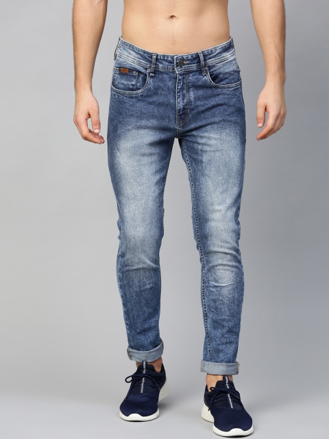 

Roadster Men Blue Super Skinny Fit Mid-Rise Clean Look Stretchable Jeans