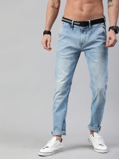 

Roadster Men Blue Skinny Fit Mid-Rise Clean Look Stretchable Jeans