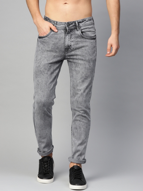 

Roadster Men Charcoal Grey Slim Fit Mid-Rise Clean Look Stretchable Jeans