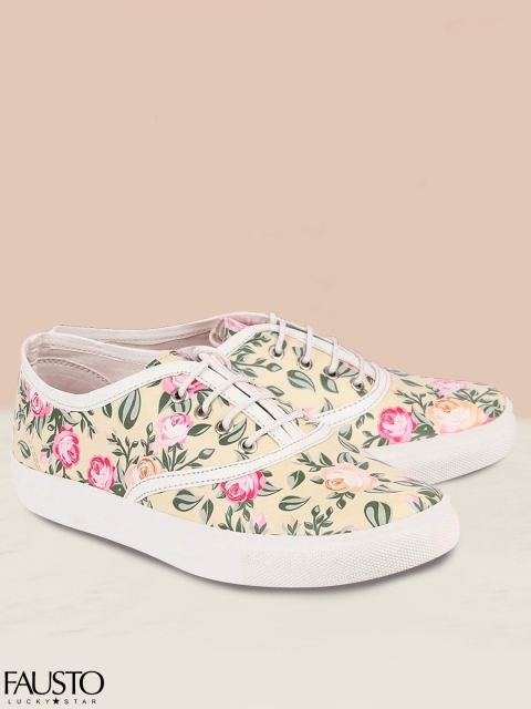 

FAUSTO Women Beige Sneakers