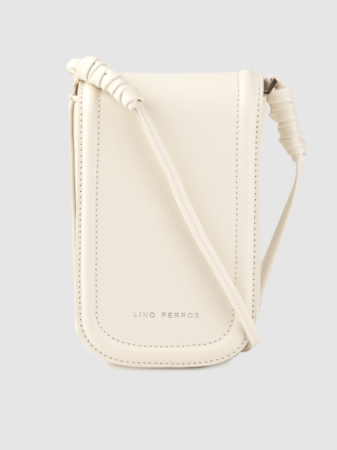 

Lino Perros Off-White Solid Sling Bag