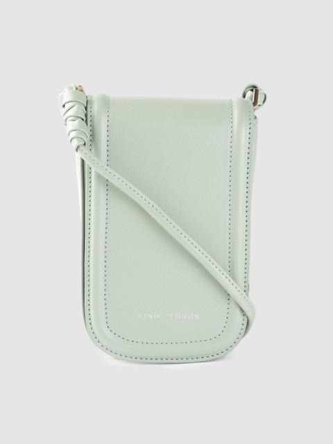 

Lino Perros Mint Green Solid Sling Bag